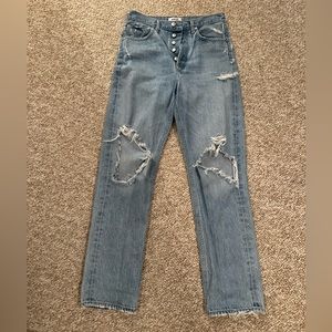 Agolde 90's Mid Rise Loose Fit in Fall Out